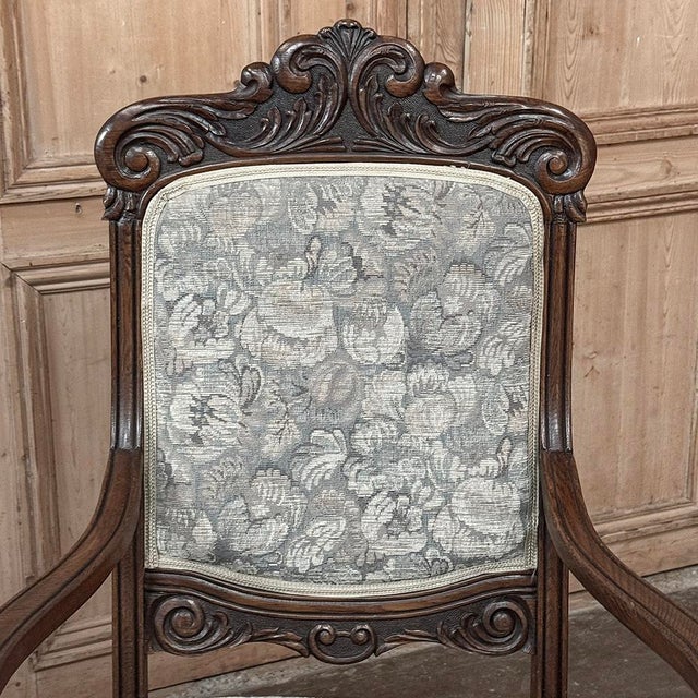 Set of 8 Antique French Louis XIV Dining Chairs Includes 2 Armchairs For Sale - Image 14 of 17
