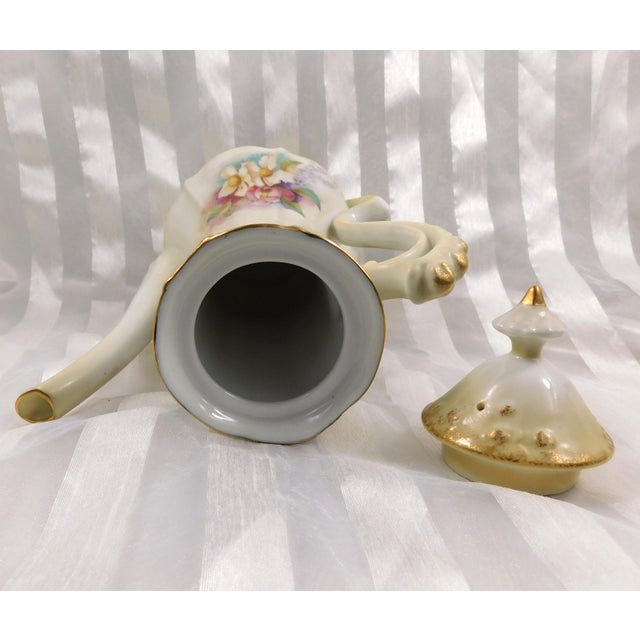 Late 18th Century Reinhold Schlegelmilch Rs Prussia Chocolate Pot With Matching Sugar and Creamer - 3pcs For Sale - Image 9 of 13