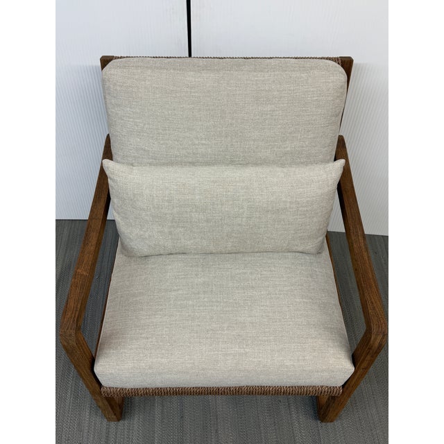 Brownstone Teak Wood Accent Chair, Prototype For Sale - Image 4 of 12