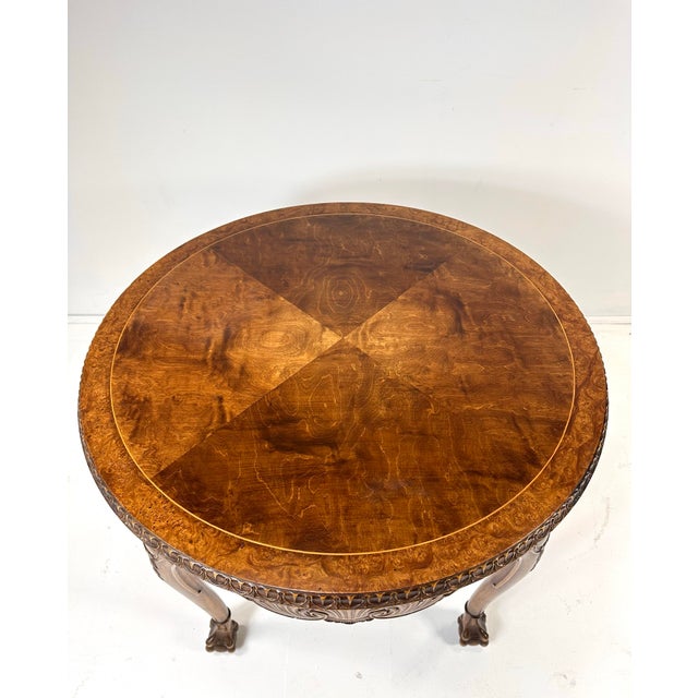 1930s Swedish Center Table Attributed to G. H. Wrange For Sale - Image 4 of 9