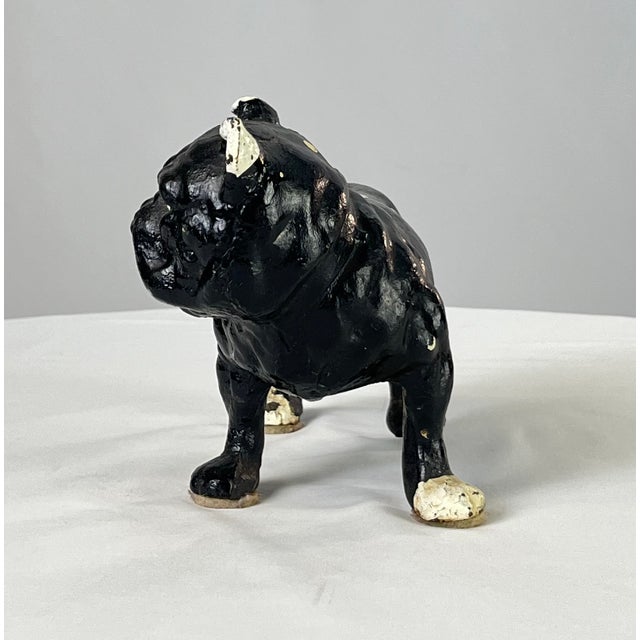American Mid 20th Century Bulldog Doorstop For Sale - Image 3 of 10