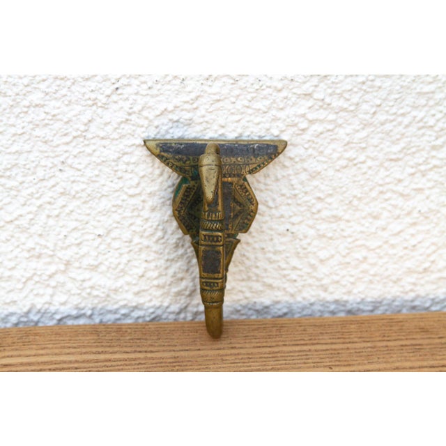 Indian Antique Lotus Bud Saddle Hook For Sale - Image 3 of 8