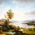 Transform your space with this monumental panoramic oil on canvas, a breathtaking example of 19th-century style pastoral...