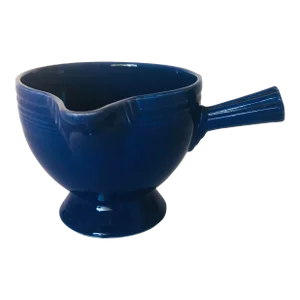 1930s Art Deco Dark Blue Fiesta Creamer