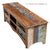 Tan Rustic Reclaimed Wood Tv Stand & Media Console | Coastal Farmhouse Credenza For Sale - Image 8 of 12
