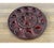 st. Clement france mod. 4588 large oyster plate red earthenware french production from the 1970s each plate has 12 spaces...