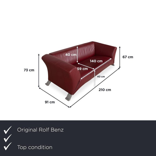 The Rolf Benz 322 is a true design classic, instantly catching the eye with its striking, outward-curving lines. The...