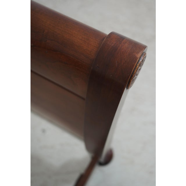 Ethan Allen British Classics Queen Size Sleigh Bed For Sale - Image 14 of 17