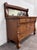 Antique Stout Furniture Co Tiger Oak Server Sideboard Buffet With Mirror For Sale - Image 4 of 13