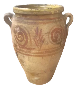 Glazed Terracotta Pot from Jaen, Spain