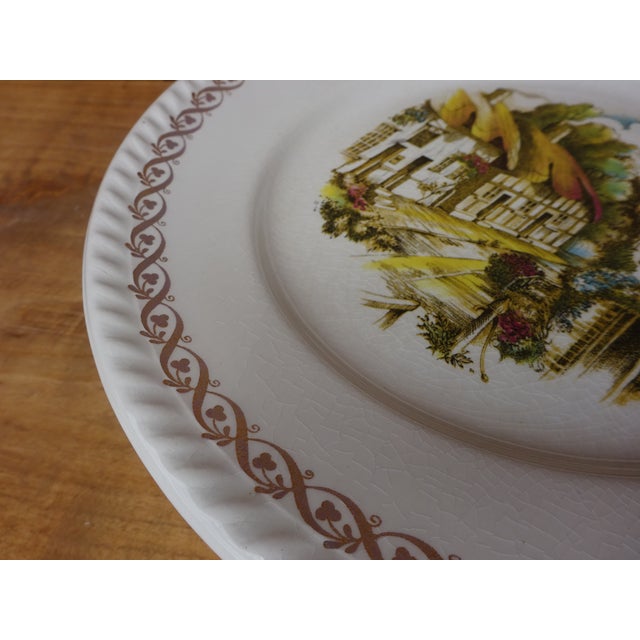 Earthenware Dinner Plates by Keller & Guérin for Lunéville, 1890s, Set of 6 For Sale - Image 9 of 13