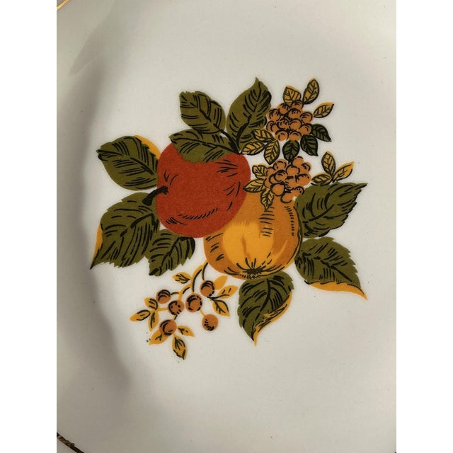 A quietly nostalgic set of six English ironstone bowls by Enoch Wedgwood in the classic “English Harvest” pattern. Each...