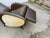 Set of Reclining Lounge Chair with Ottoman in Faux Leather, 1950s For Sale - Image 10 of 16
