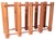 Mid 20th Century Danish Modern Architectural Teak Wine Rack Four Bottles For Sale In New York - Image 6 of 9