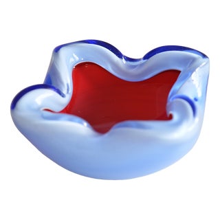 Murano Glass Ashtray, 1950s For Sale