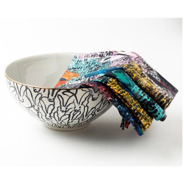 Hunt Slonem Serving Bowl, Large For Sale - Image 4 of 5