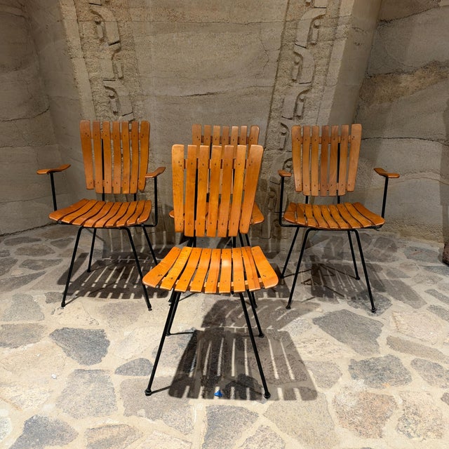 For your consideration, a vintage Mid-Century Modern dining set designed by Arthur Umanoff. Produced around the 1950s...