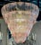 Glass Modern Pink Murano Glass Waterfall Chandelier For Sale - Image 7 of 7