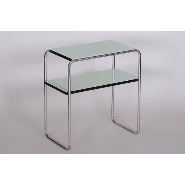 Art Deco Side Table in Chrome Steel by Marcel Breuer for Thonet, 1930s For Sale - Image 9 of 10