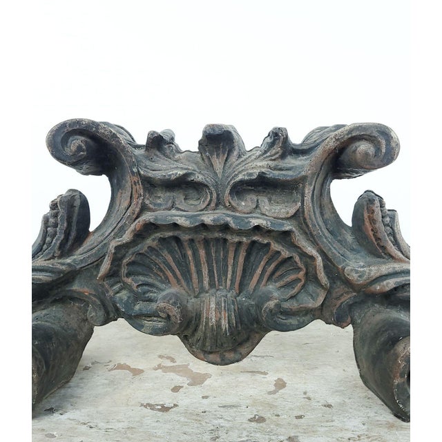19th Century Steel Fragment in the Baroque Style, Italy For Sale - Image 4 of 7