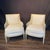 19th Century French Louis XVI Painted Bergère Chairs -a Pair For Sale - Image 9 of 10