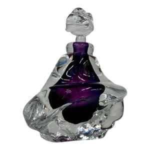 Vintage Leon Applebaum Art Glass Parfumé Bottle