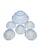Mid-Century Modern Art Deco Uranium Dessert Service from Niemen Glassworks, Poland, 1930s, Set of 6 For Sale - Image 3 of 9