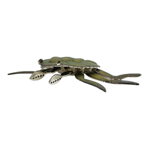 1980s Emilia Castillo Articulated Silver-Plated Crab Sculpture, Latin American Art