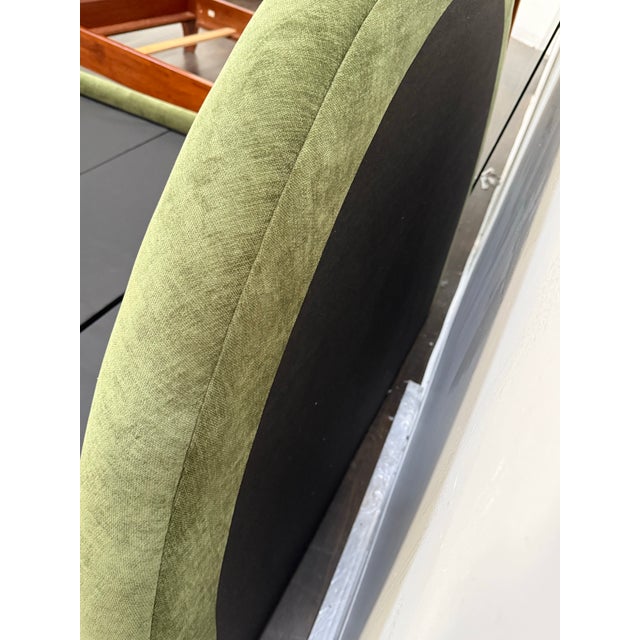 Full Size Williams-Sonoma for West Elm Elora Arched Upholstered Bed With Trundle For Sale - Image 10 of 12