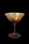 Cambridge, Ohio 39 Antique Amber Etched Glass Stem Glassware. Includes approximately 11 wine glasses, 11 champagne coupes,...