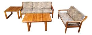 Mid-Century Scandinavian Sofa Set, 1970s, Set of 4