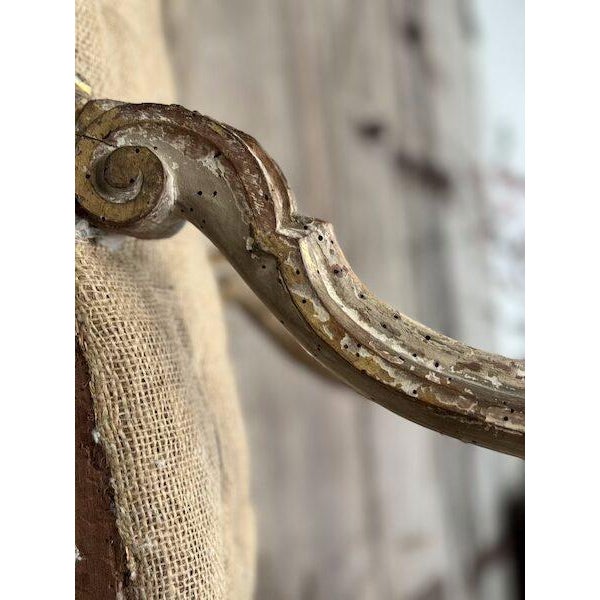 17th Century Italian Museo Di Roma Grand Salon Chair For Sale - Image 10 of 14