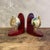 Bookends with Mahogany Globes and Brass Bases, 1980s, Set of 2 For Sale - Image 16 of 18