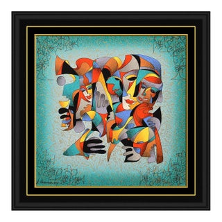 Mid 20th Century Faces of Joy, Anatole Krasnyansky For Sale