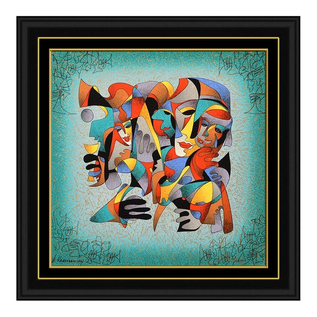 Mid 20th Century Faces of Joy, Anatole Krasnyansky For Sale