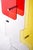 Stratos Quadro Red & Yellow Maxi Sculptural Wall Mirror by GTG Design Couture For Sale - Image 4 of 9