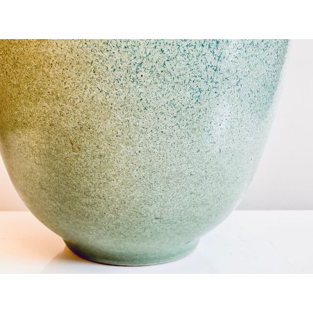 1950s Ceramic Vase in Turquoise Tones by Carl Fischer, Germany, 1950s For Sale - Image 5 of 11