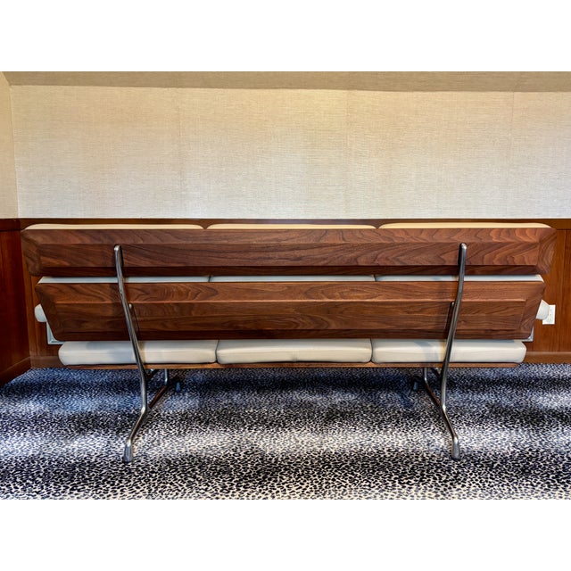 Eames Three Seat Sofa For Sale In Chicago - Image 6 of 12