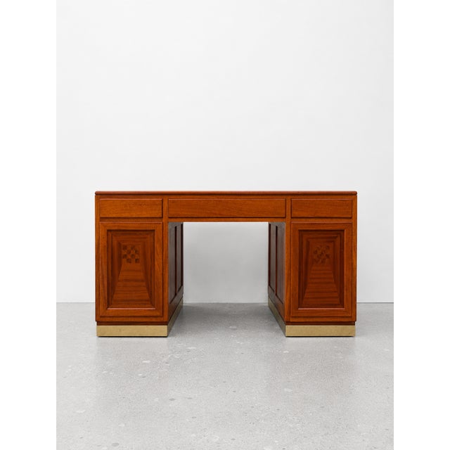 Art Nouveau Gentleman's Desk by Julius & Josef Herrmann for Architect Maximilian Rossipaul, Vienna, Austria, 1911 For Sale - Image 12 of 13