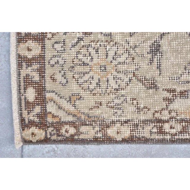 Textile 1960s Kurdish Handknotted Wool Area Rug For Sale - Image 7 of 11