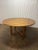 Wood Square Table in a light walnut stain. This table does double duty! As a square table it is 46.5 round. Fold up on...