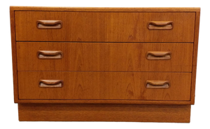 Vintage Mid Century Modern Teak Low Dresser by G Plan