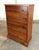 Cherry Five-Drawer Chest of Drawers For Sale - Image 4 of 10