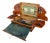 Antique Art Nouveau French Watercolor Paint Set Box from Bourgeois Aîné, 1890s For Sale