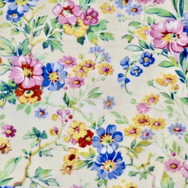 1930s Vintage Royal Winton Grimwades "Floral Feast" Chintz Rectangular Serving Tray For Sale - Image 5 of 10