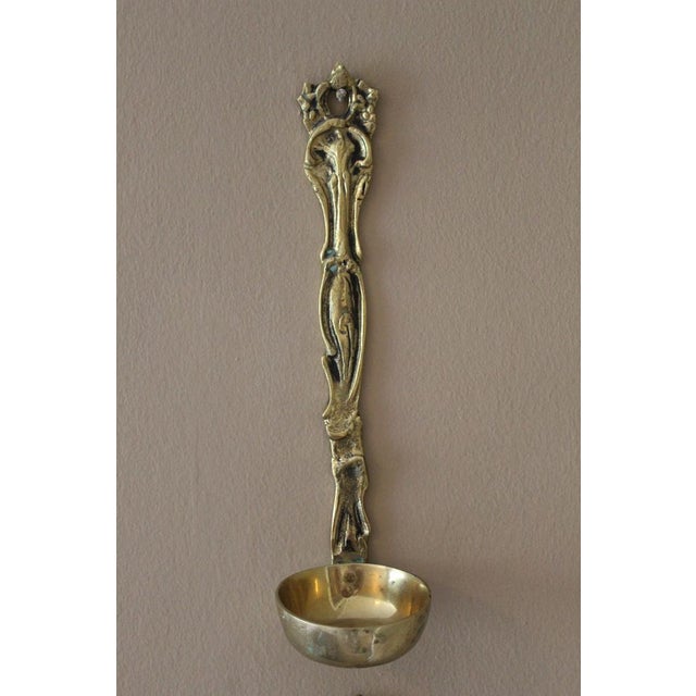 Large Decorative Brass Cutlery Set, Italy, 1950s, Set of 3 For Sale - Image 3 of 16