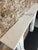 Stone 19th Century Carrara Marble Bullseye Fireplace Mantelpiece - Missing Top Shelf Piece For Sale - Image 7 of 10
