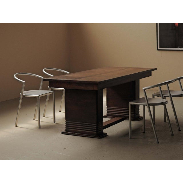 Mid-Century Modern Modernist Dining Table, France, 1940 For Sale - Image 3 of 18