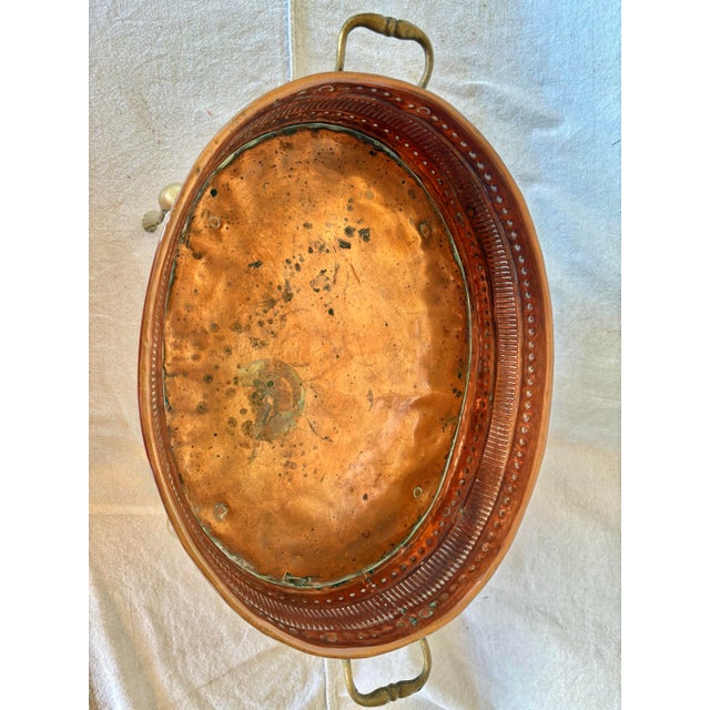 Metal Early 20th Century French Copper and Brass Jardiniere For Sale - Image 7 of 13