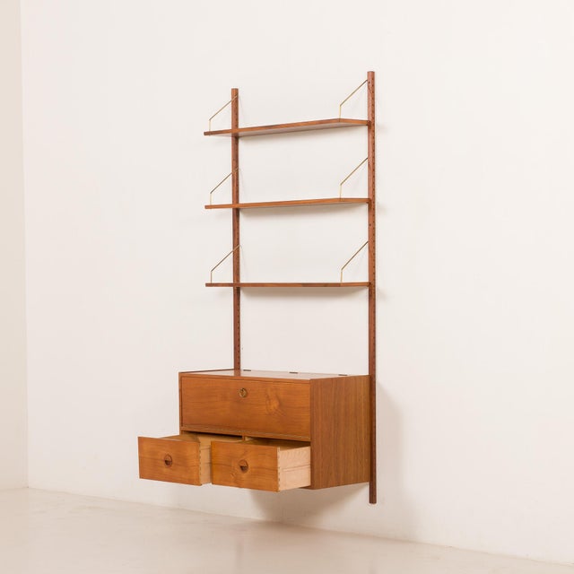 Teak Shelving Unit by Hansen and Guldborg, Denmark, 1960s For Sale - Image 4 of 18